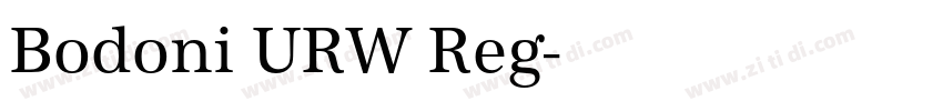 Bodoni URW Reg字体转换 Bodoni URW Reg字体转换